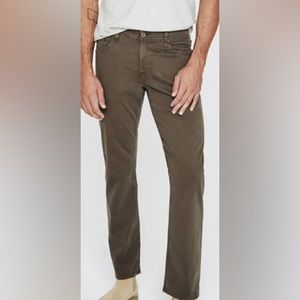 AG Adriano Goldschmied Slim Jeans in Olive Brown